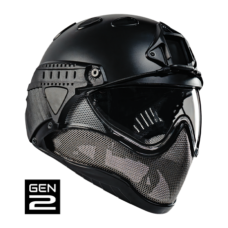 WARQ Gen 2 force-on-force helmet in Black