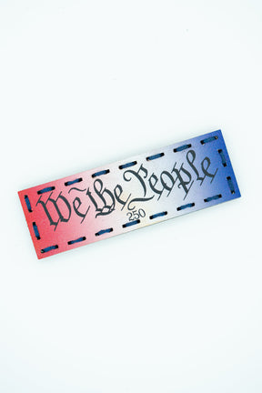 We the People Leather Patch