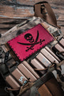 Calico Jack Flag Leather Patch – 5x3" — alternate view 2