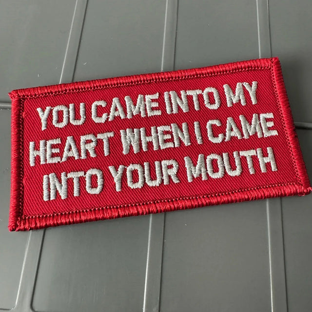Tactical Gear Junkie You Came Into My Heart 2x4 Patch