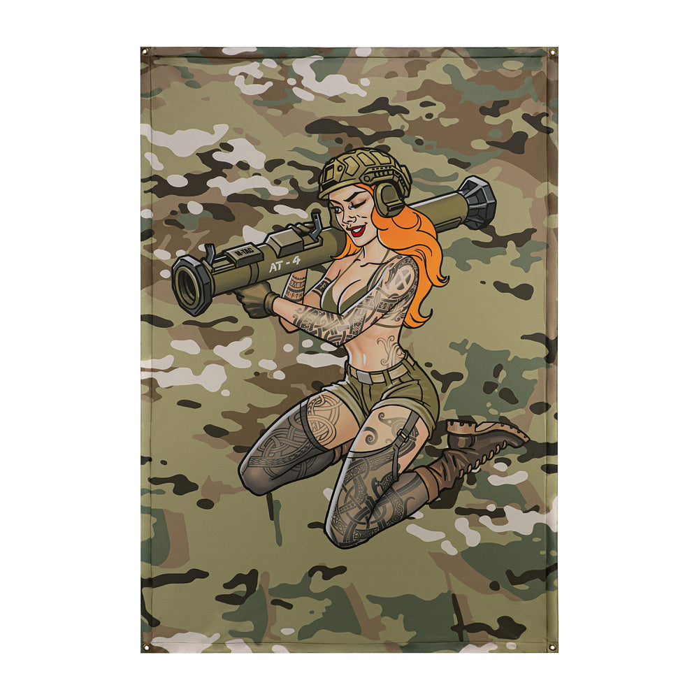 M-Tac Banner Tactical Girl AT-4 35.4 x 51.2 inches, alternate view 4