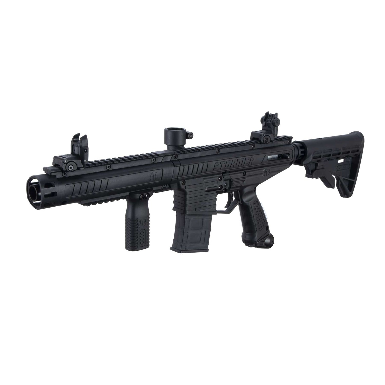 Tippmann Stormer Elite Dual Fed Marker - Black — alternate view 2