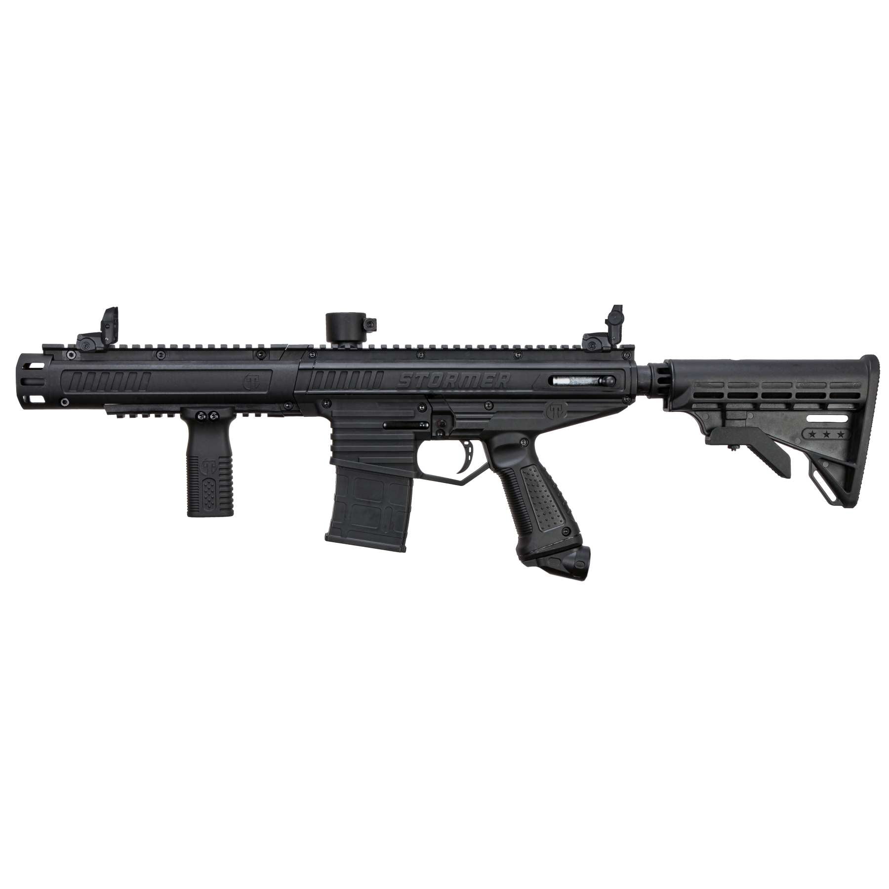 Tippmann Stormer Elite Dual Fed Marker - Black - HR Tactical Innovations