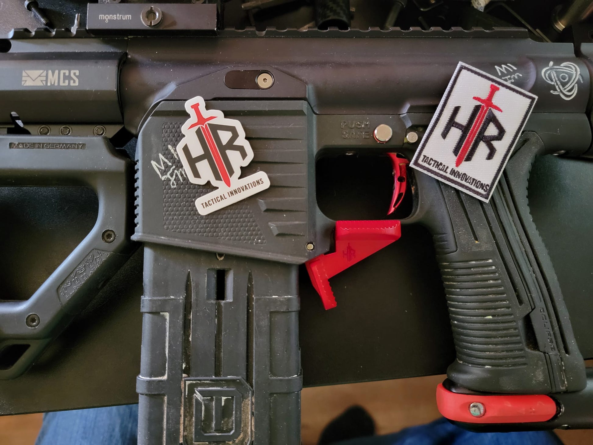 EMF100 Sting-Ray Extended Mag Release - HR Tactical Innovations