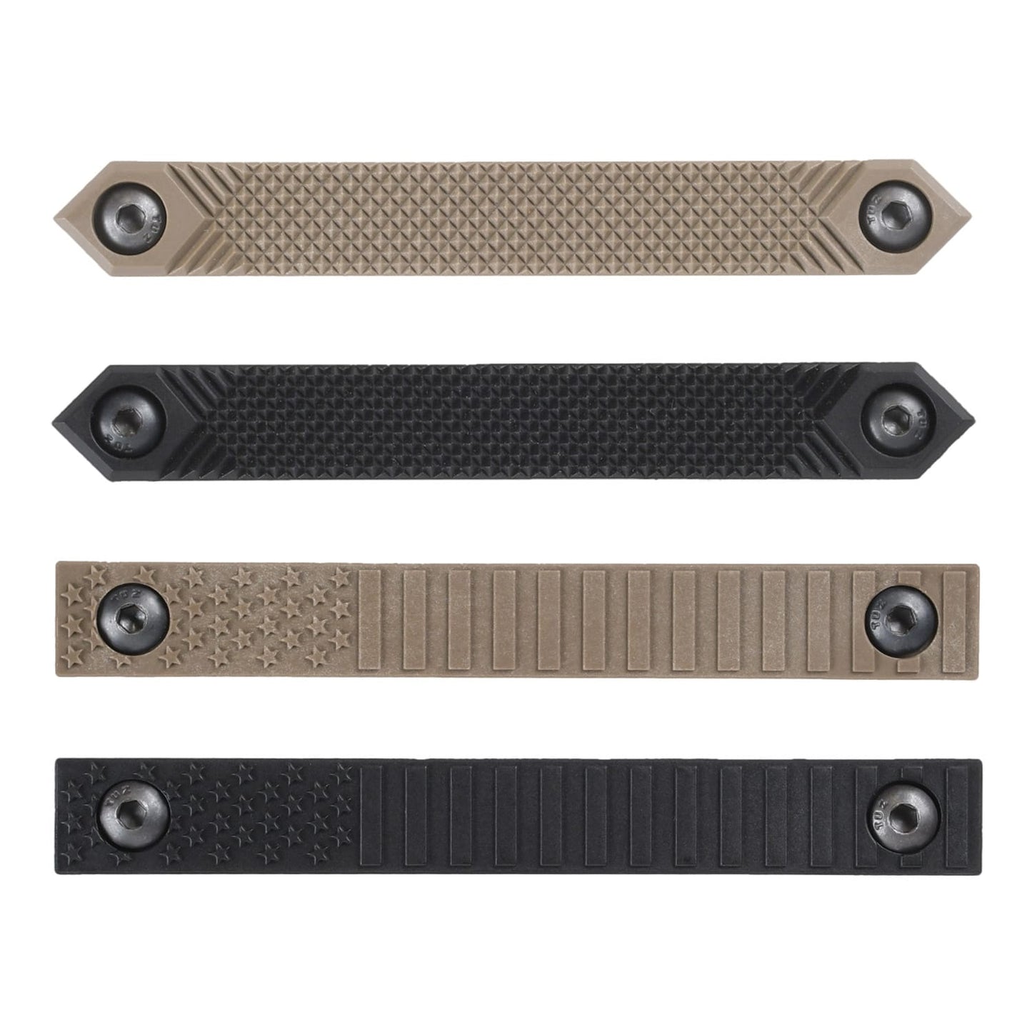 M-LOK Rail Covers – Retro & Old Glory Design – 2 Colors Available - HR Tactical Innovations