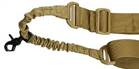 AR-15 One Point Tactical Bungee Sling With HK Clips - FDE / Tan - HR Tactical Innovations