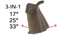 Battle Arms Development Adjustable Tactical Grip - 3 Grip Angles - OD Green