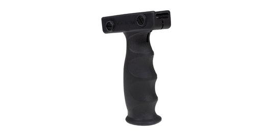 Slim Foregrip with Finger Grooves, Black, for Picatinny - HR Tactical Innovations