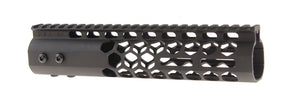 Guntec AirLite Series "Honeycomb" 9" AR-15 M-Lok Freefloat Handguard