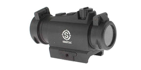Red Dot Sight w/ Low Profile Rail Mount, 2 MOA Dot, 20MM Objective Lens - Black Finish