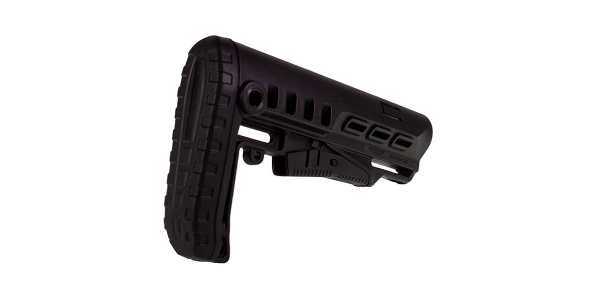 NcSTAR Polymer Tactical Stock for MIL-SPEC Tube - Black - HR Tactical Innovations