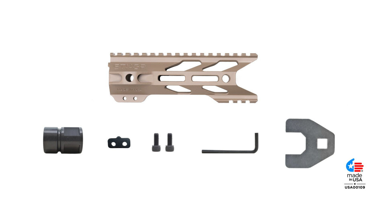 STNGR HWK® M-LOK Free Float AR-15 Handguard - HR Tactical Innovations