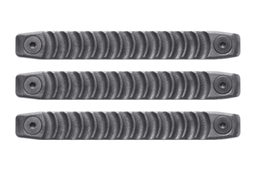 M-LOK Rail Cover Panels – Gecko and Cyclops – Black Gecko (3-Pack)